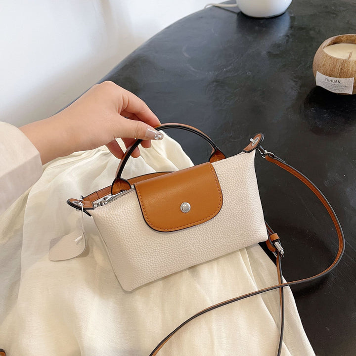 Chic Texturierte Mini-Handtasche Karnz