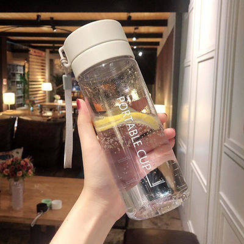 Damen stilvolle Glas-Trinkflasche Karnz