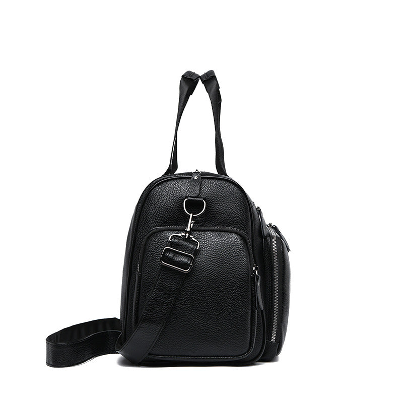Premium Leder Wochenende Duffle Tasche Karnz