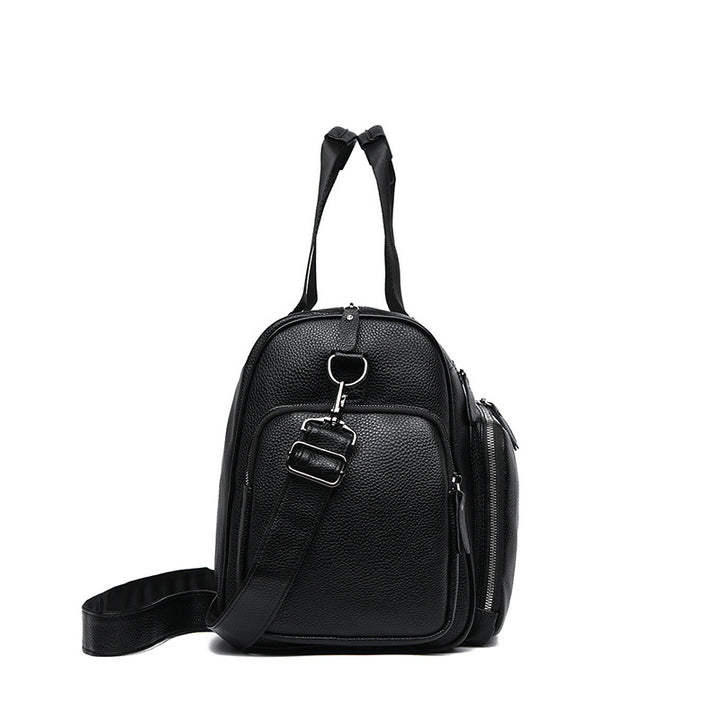 Premium Leder Wochenende Duffle Tasche Karnz