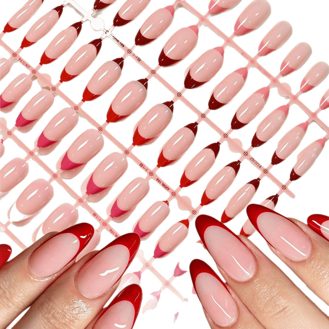 Premium Abnehmbares Press-On-Nagelset Karnz