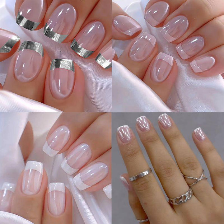 Elegante französische Tipp-Nagelerweiterungen Karnz