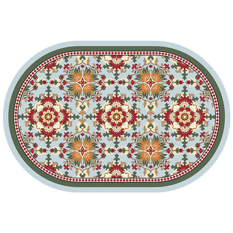 Floral Pattern Dekorativer Bereichsteppich