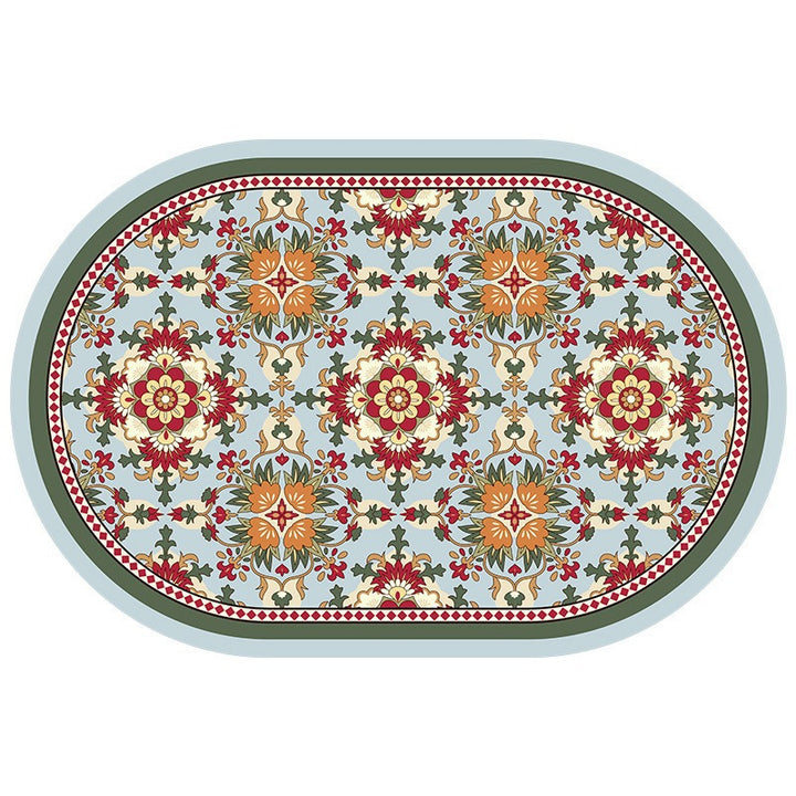 Floral Pattern Dekorativer Bereichsteppich