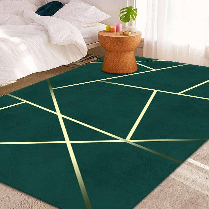 Luxuriöser geometrischer Designteppich
