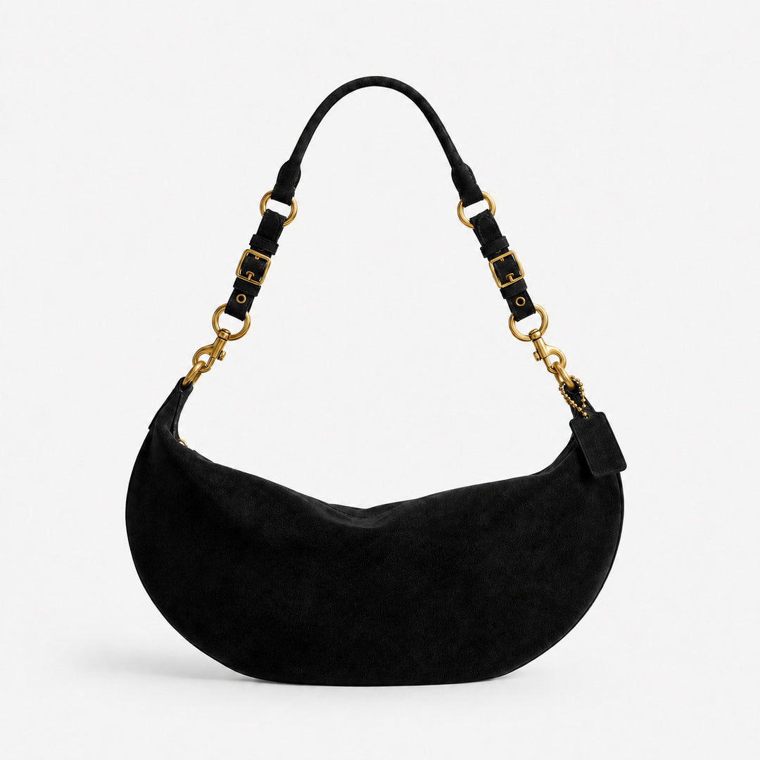 Weiche Wildleder Kurvige Handtasche