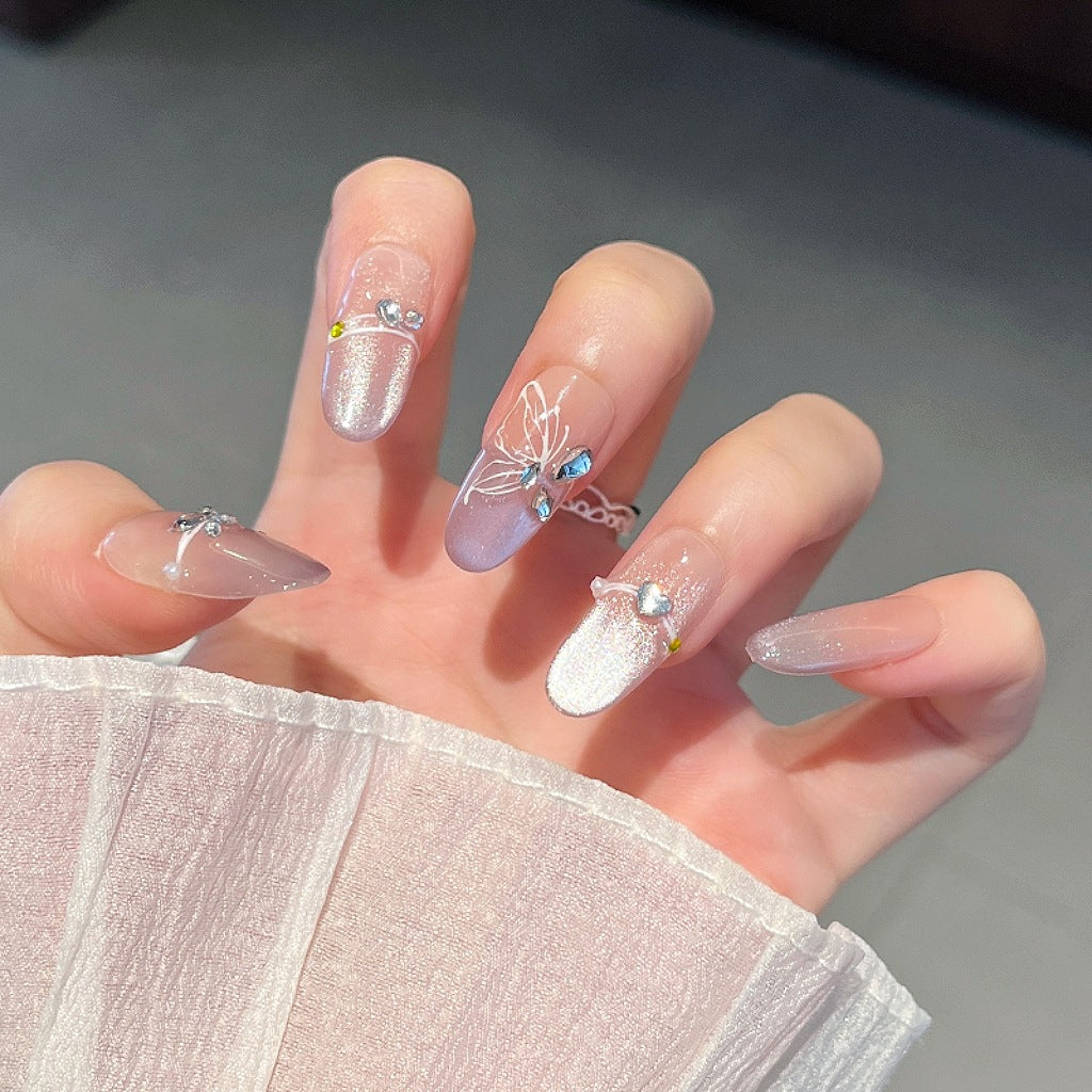 Dekorative 3D Verzierte Nagelverlängerungen Karnz