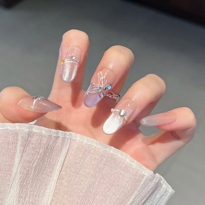 Dekorative 3D Verzierte Nagelverlängerungen Karnz