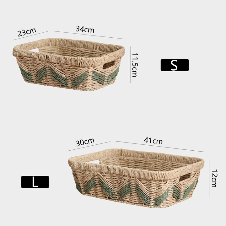 Dekorativer Aufbewahrungskorb mit Geflochtenem Design Karnz