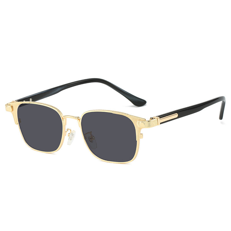 Damen modische Korrektionsbrille mit filigranem Metallrahmen Karnz