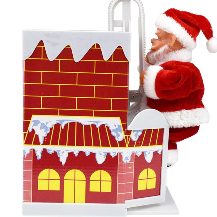 Lustige Weihnachtsmann Deko Figur Karnz
