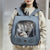 Unisex Haustier-Rucksack mit transparentem Sichtfenster Karnz
