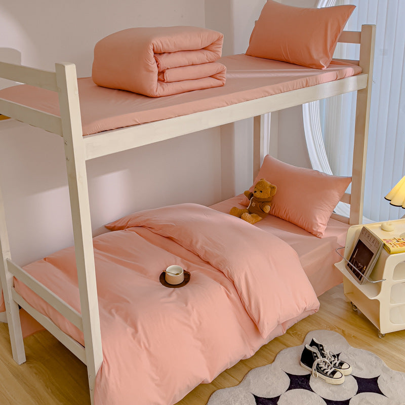 Leichtes Baumwolle Etagenbett Bettwäsche Set mit Bettbezug, Kissenbezug und Spannbettlaken