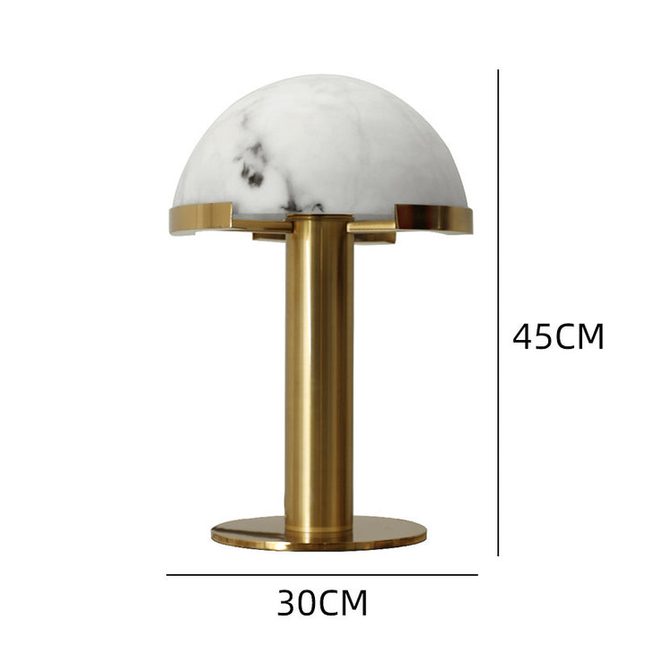 Moderne Marmorkuppel Tischlampe