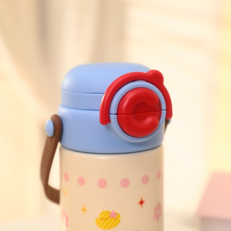 Damen Isolierte Trinkflasche im fröhlichen Erdbeerdesign Karnz