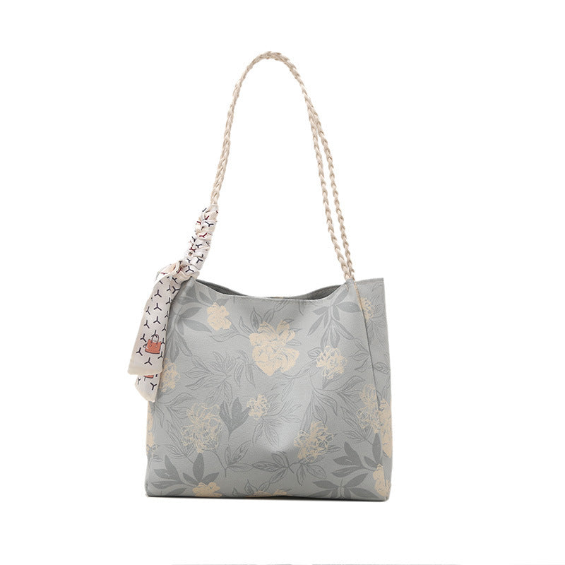 Blumenmuster Schulter Tote Bag Karnz
