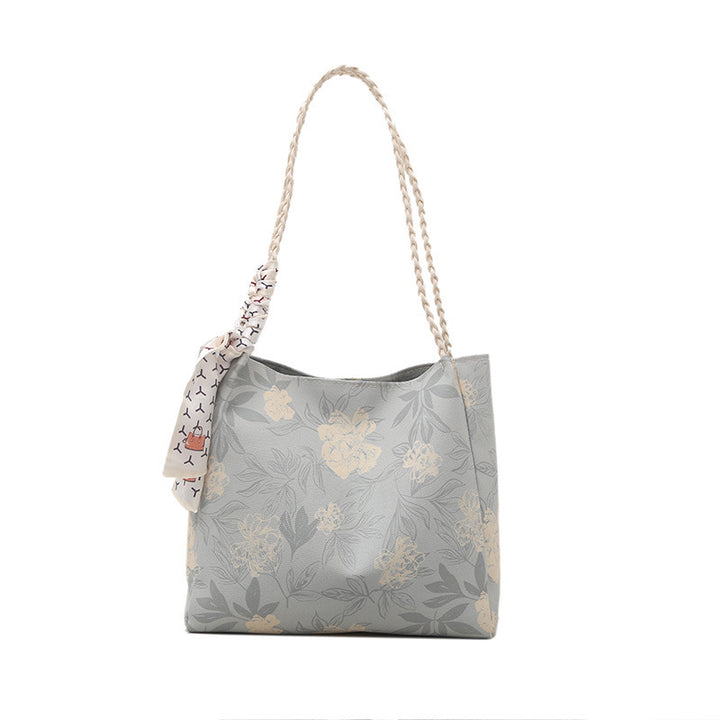 Blumenmuster Schulter Tote Bag Karnz
