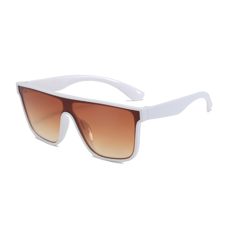 Damen Sportliche Sonnenbrille mit breitem Rahmen und polarisierenden Gläsern Karnz