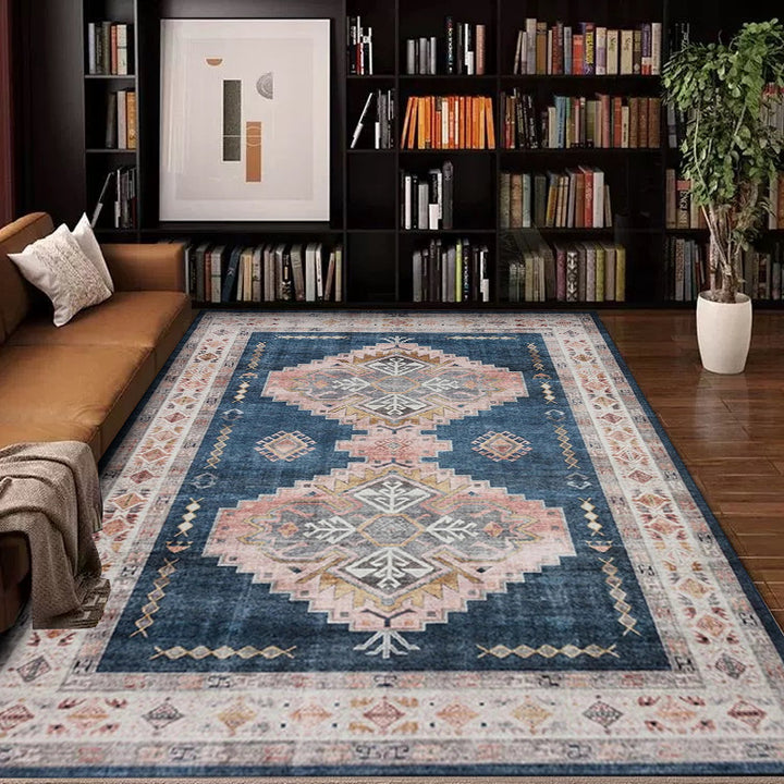 Vintage-inspirierter dekorativer Teppich