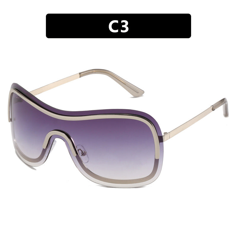 Damen sportliche Oversized-Sonnenbrille mit elegantem Design Karnz
