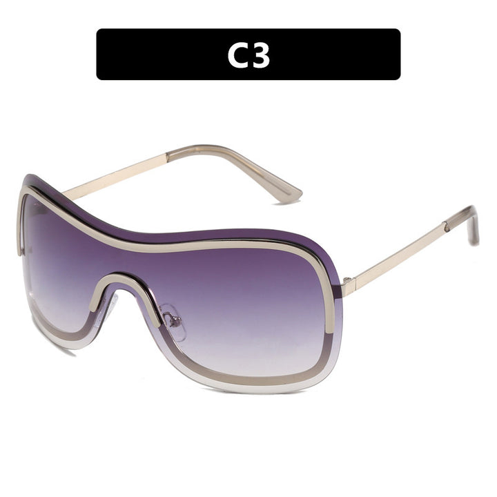 Damen sportliche Oversized-Sonnenbrille mit elegantem Design Karnz