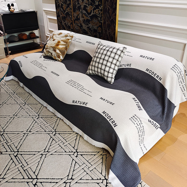 Gemütliche zeitgenössische Sofa-Wurfdecke