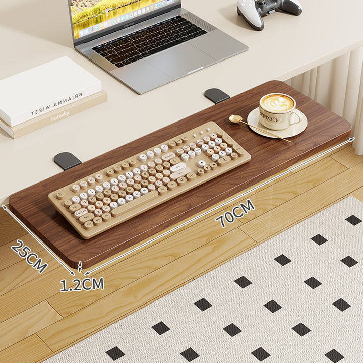 Clip-On Bambus Klappbecher und Snack-Seiten Tisch mit verstellbarem Drehklemme