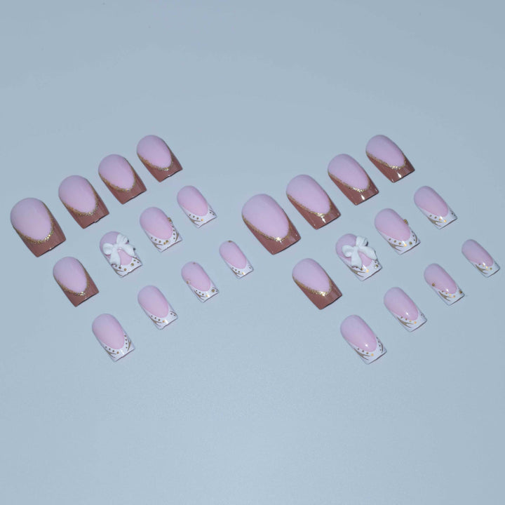 Elegantes Französisch Tipp Nagelkunstset