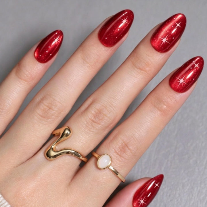 Glamorous Press-On Nail Design Karnz