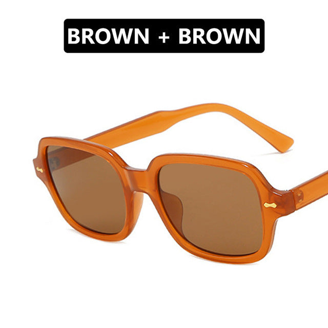 Damen quadratische Sonnenbrille mit stylishem und robustem Rahmen Karnz