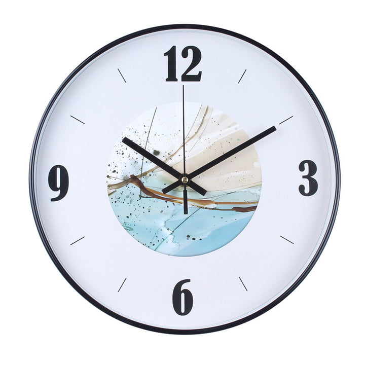 Wanduhr mit Elegantem Blattmuster Karnz
