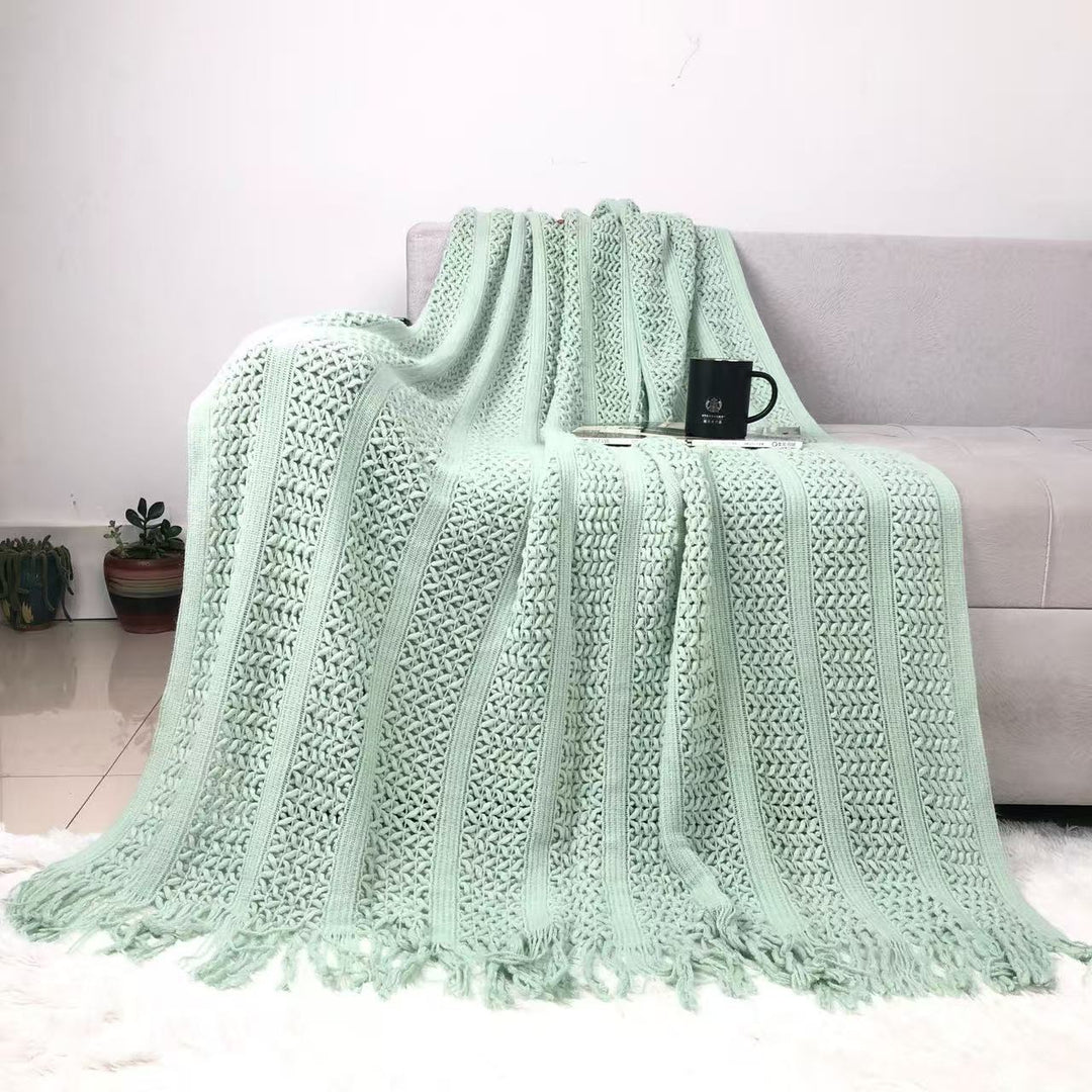 Heim Dekoratives Strickdecke