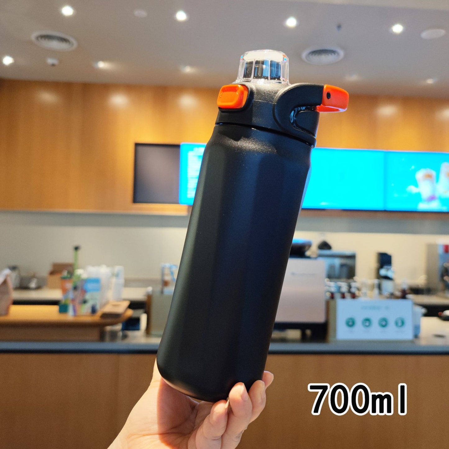 Damen praktische und stilvolle Wasserflasche mit dreifacher Isolierung Karnz