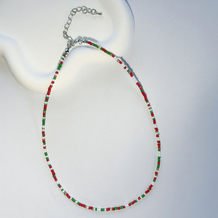 Handgefertigtes Perlen Choker Halsband Karnz
