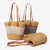 Damen Strandtasche mit elegantem geflochtenem Design Karnz