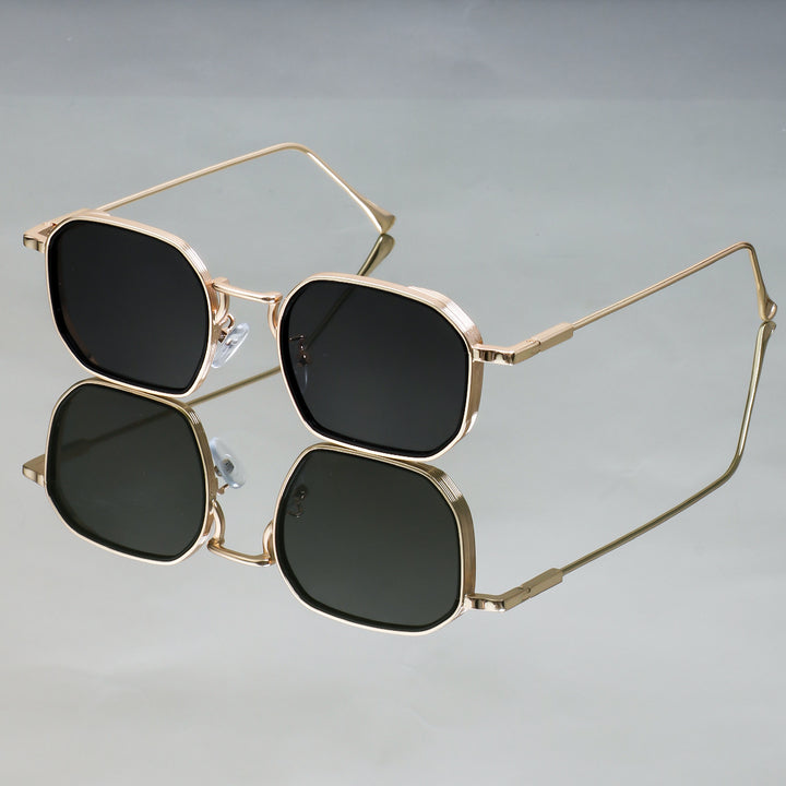 Damen modische Sonnenbrille mit stilvollem, eckigen Rahmen und UV-Schutz Karnz