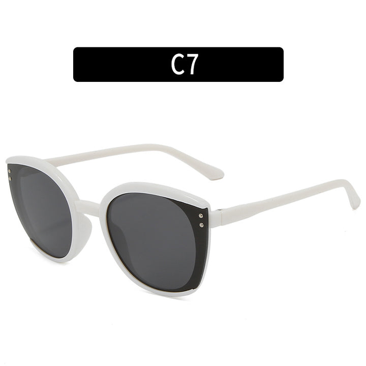 Stylische Übergroße Geometrische Sonnenbrille