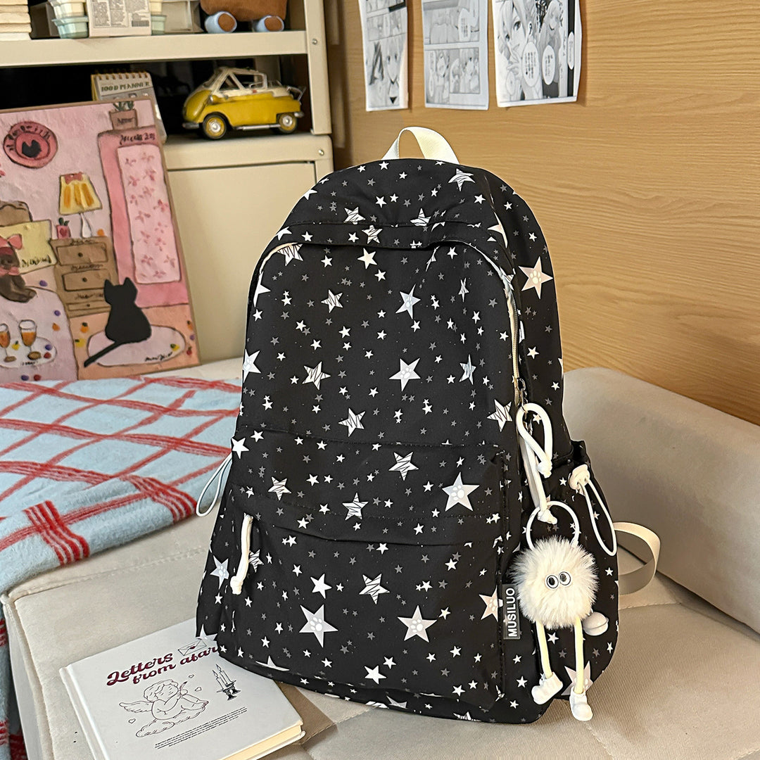 Trendiger Sternmuster-Rucksack Karnz