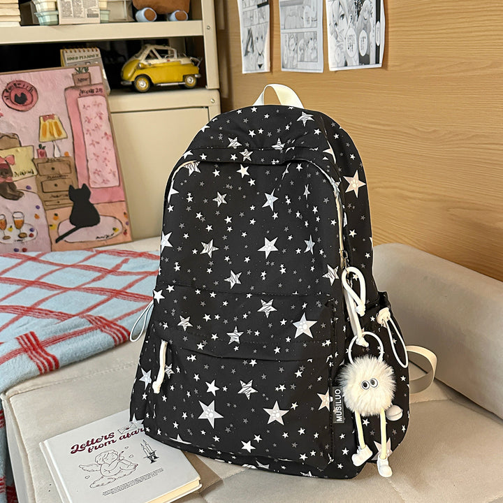 Trendiger Sternmuster-Rucksack Karnz