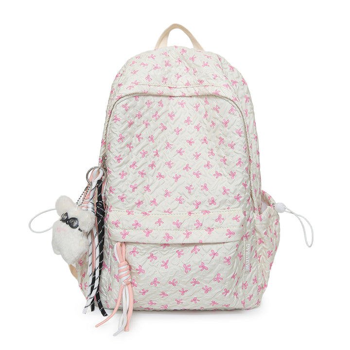 Gestepptes Blumenmuster Rucksack Karnz
