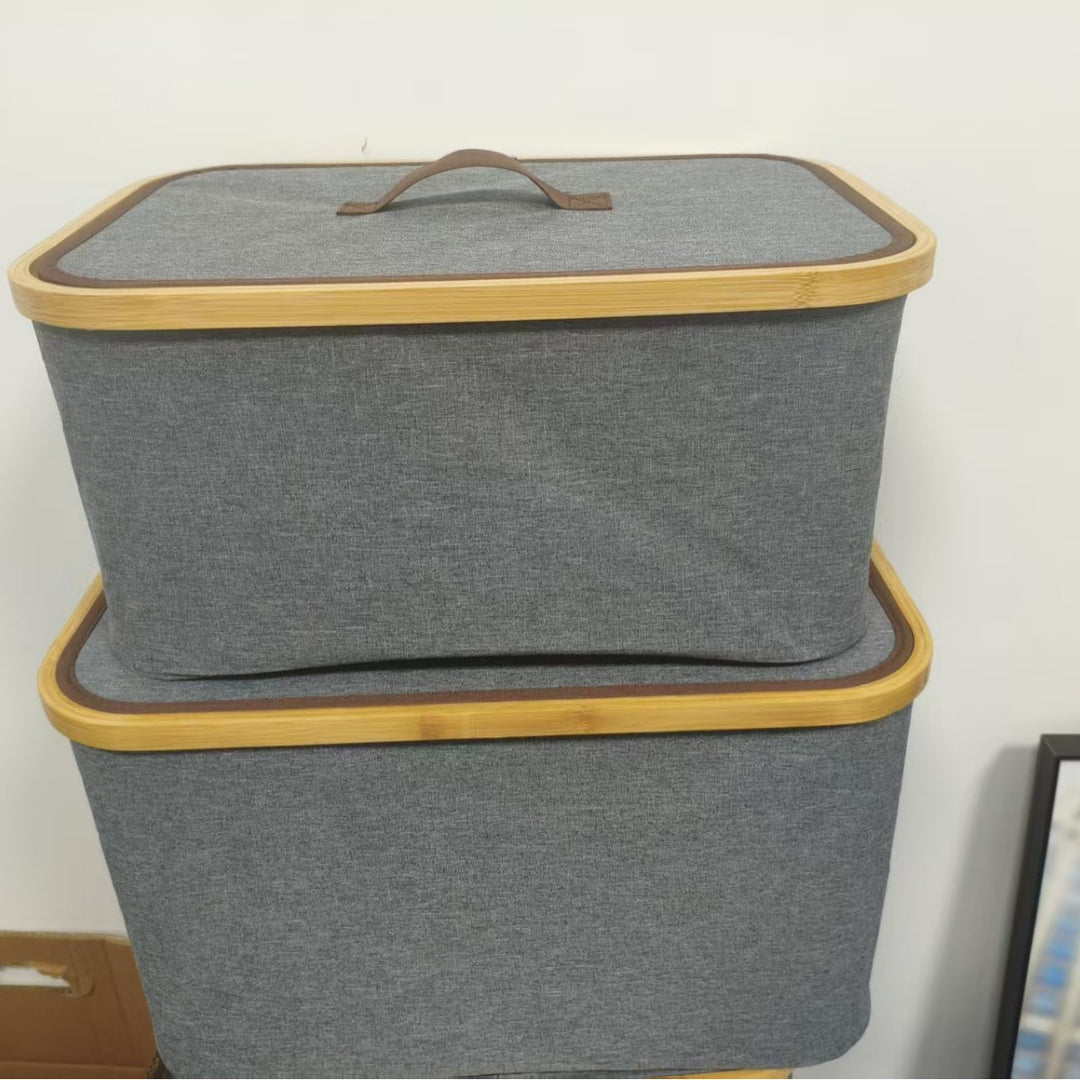 Aufbewahrungsboxen mit Eleganten Bambusakzenten Karnz