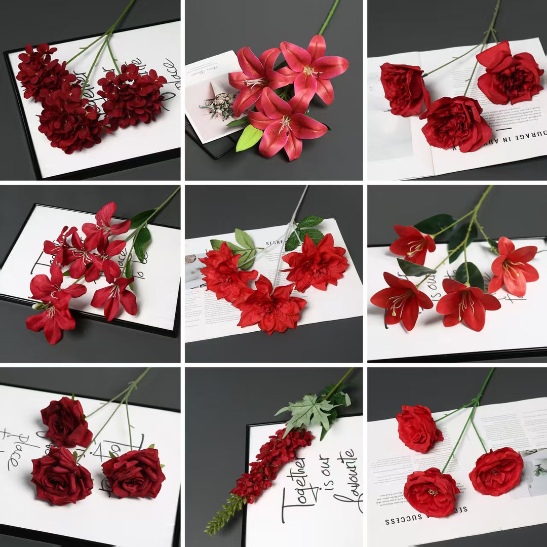 Elegante Pfingstrose Blumenstiel für die Heimdekoration