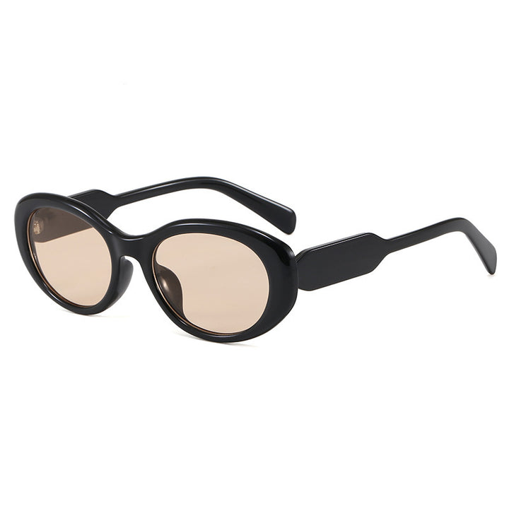 Ultra-modernes ovale Rahmen Sonnenbrille Karnz