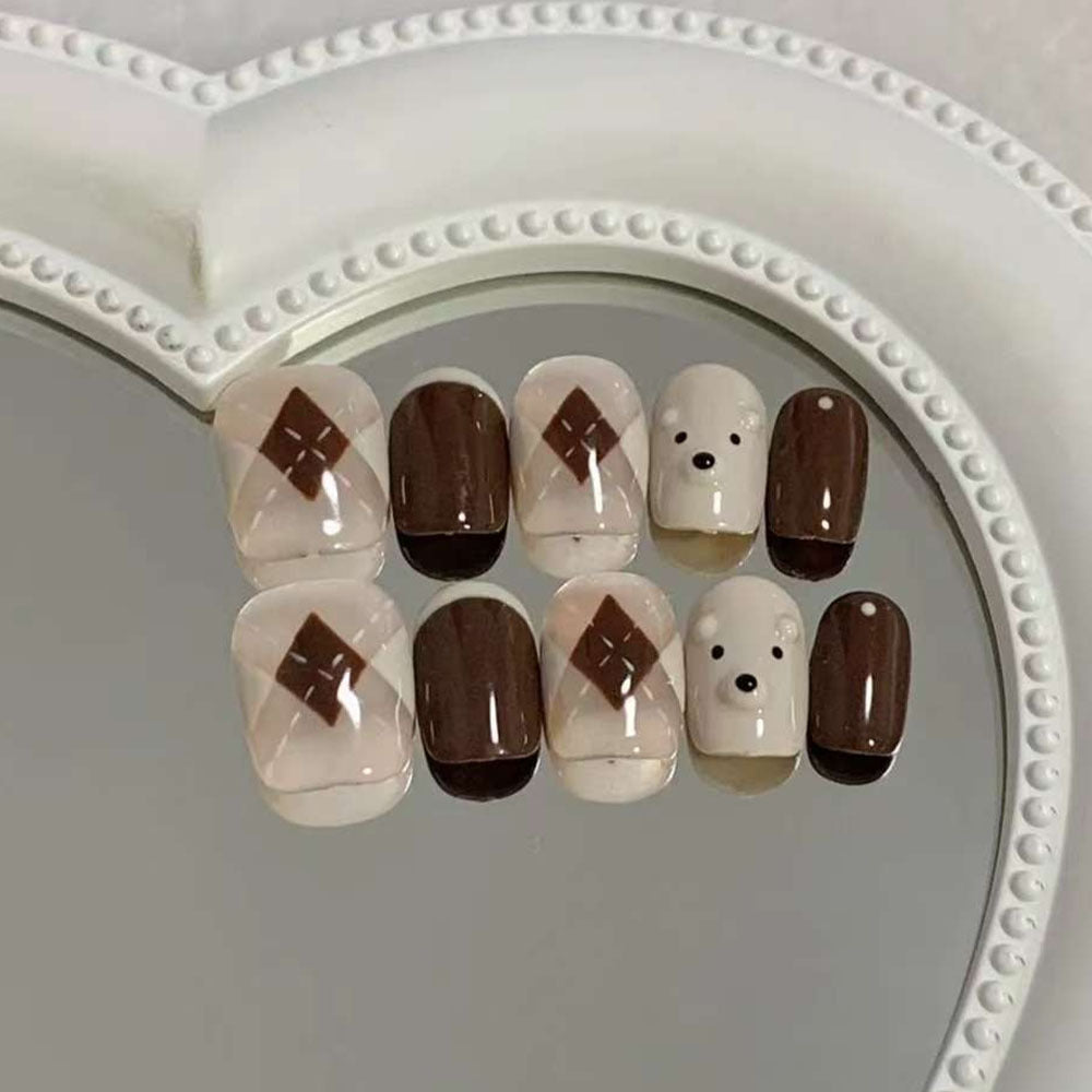 Kunstnagelset mit Niedlichen Tiermotiven Karnz