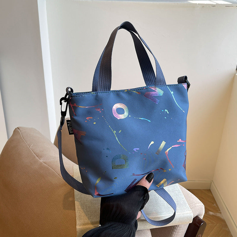 WoArtistic gemusterte Mini-Tote-Bag Karnz