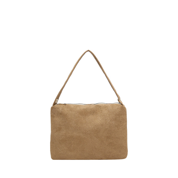 Wildleder Schulter Clutch Tasche