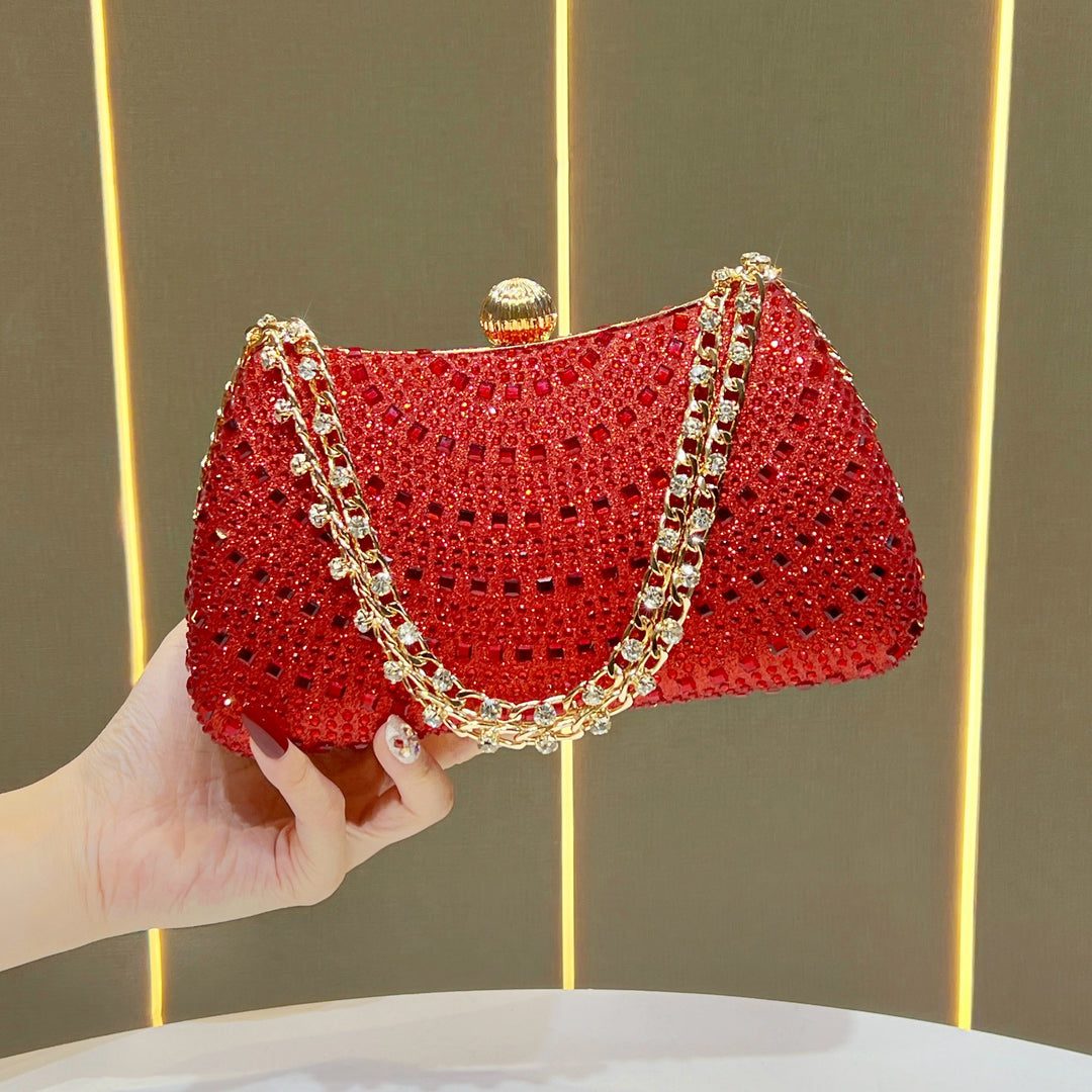 Dekorative Strass-Handtasche