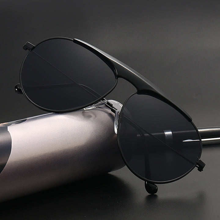 Modische Flieger-Sonnenbrille Karnz