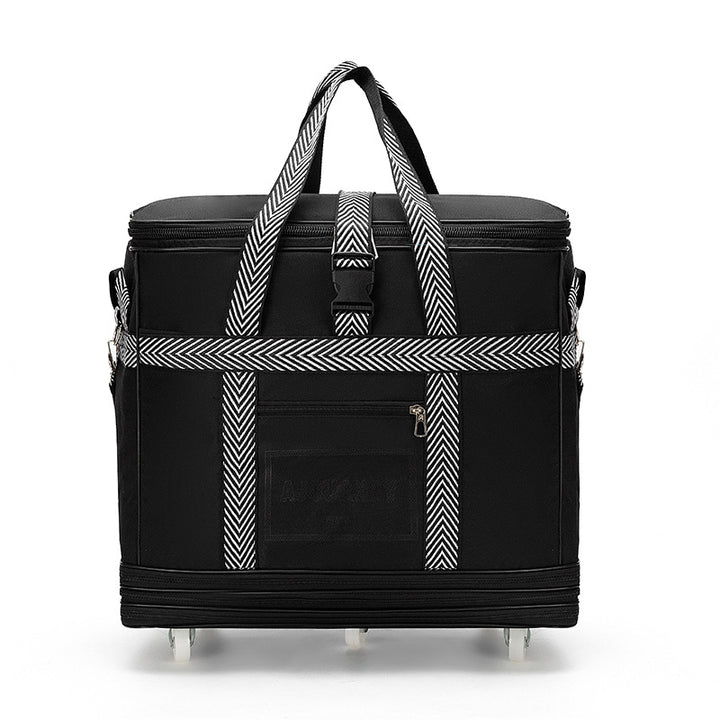 Stylische isolierte Kühltasche für Reisen