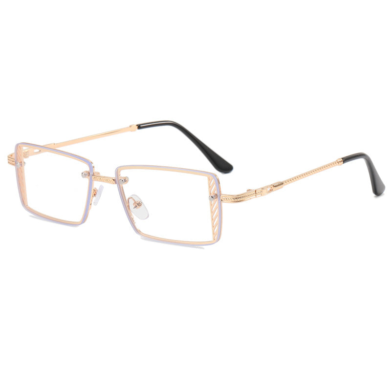 Damen Elegante quadratische Sonnenbrille mit raffinierten Rahmenakzenten Karnz